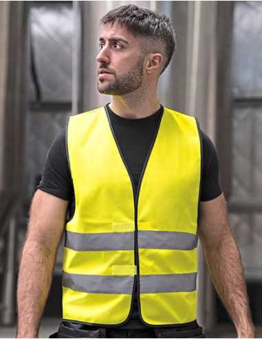 K-KXEVW-CO² Neutral Hi-Vis Safety Vest Paris